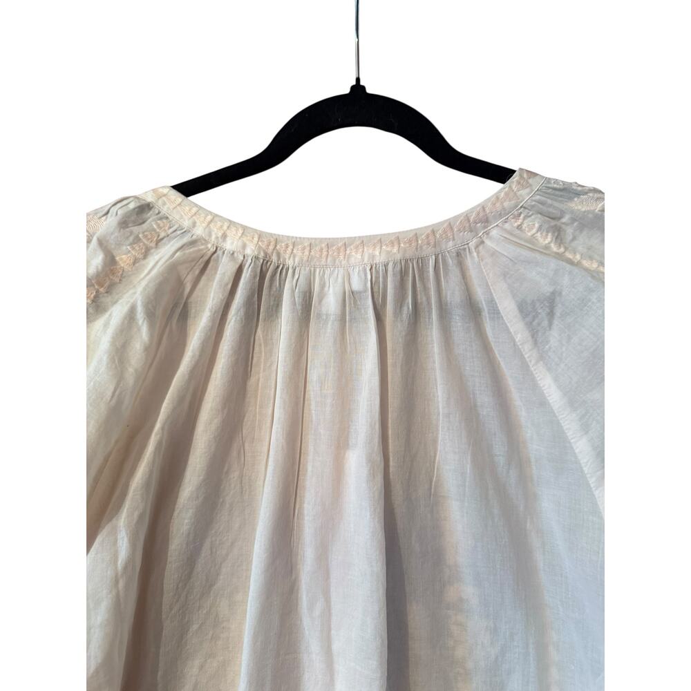 J. Jill Light Blush Embroidered Tunic Top - Picture 4 of 10